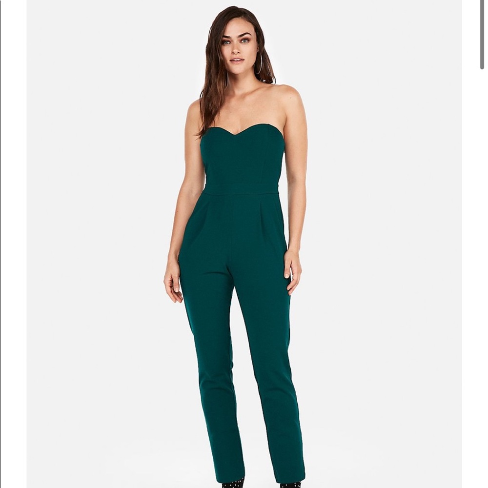 Deep teal / green jumpsuit